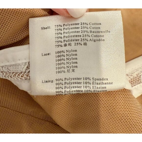 NEW V. Chapman White Capulet Midi Dress NWT - Size 6 - Picture 9 of 12